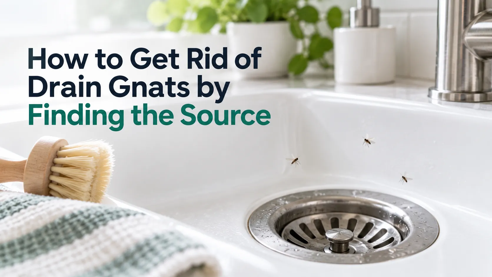 How to Get Rid of Drain Gnats by Finding the Source